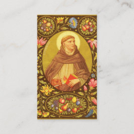 Cartão De Visita Rua. Dominic de Guzman (PM 02) Cheio com chumbo