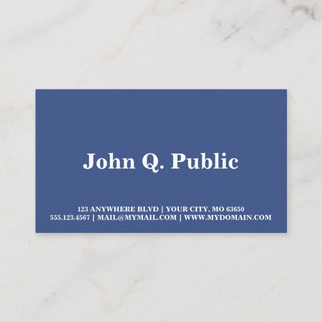 Cartão De Visita Rua espacial, Louis. (Frente)