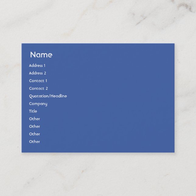 Cartão De Visita Rússia - carnudo (Frente)