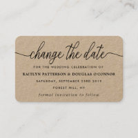 Rustic Kraft Simple Script Altera A Data