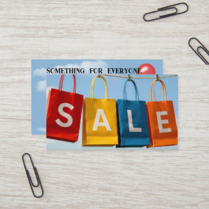 Cartão De Visita Sacos De Compras À Venda On Line