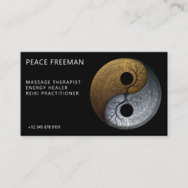 Cartão De Visita Sacred Balance | Símbolo Yin Yang