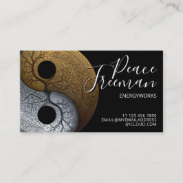 Cartão De Visita Sacred Balance | Símbolo Yin Yang