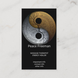 Cartão De Visita Sacred Balance | Símbolo Yin Yang