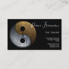 Cartão De Visita Sacred Balance | Símbolo Yin Yang