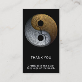 Cartão De Visita Sacred Balance | Símbolo Yin Yang