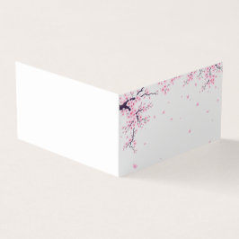 Cartão De Visita Sakura Flor de Cerejeira Arte Japonesa Tote