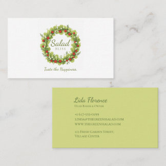 Cartão De Visita Salad Bliss