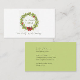Cartão De Visita Salada dos Verdes