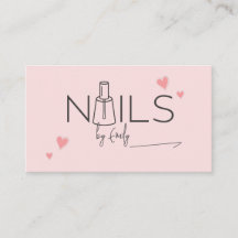Salão das unhas do CÓDIGO QR Cor-de-rosa-claro