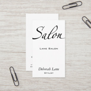 Cartão De Visita Salão de beleza