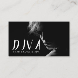 Cartão De Visita Salão de Beleza e Spa Moderno