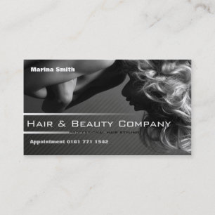 Cartão De Visita Salão de Cabelo e Beleza [totalmente personalizáve