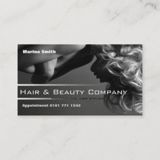 Cartão De Visita Salão de Cabelo e Beleza [totalmente personalizáve