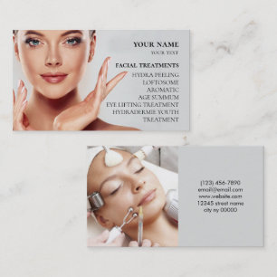 Cartão De Visita Salão de Skincare e Beleza