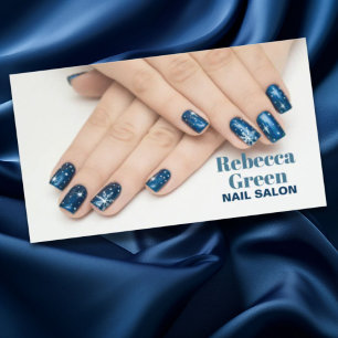 Cartão De Visita Salão de unhas do artista manicurista de beleza az