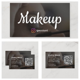 Cartão De Visita Salões de Beleza Esteticista Maquiador