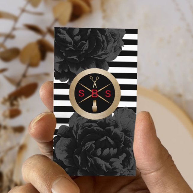 Cartão De Visita Salon Building Solutions Social Media Modern (Criador carregado)