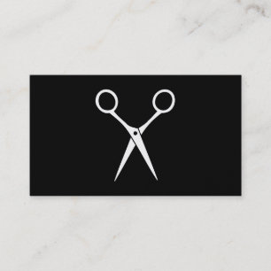 Cartão De Visita Salon Shears   DOURADO