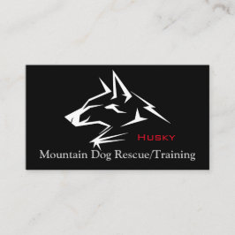 Cartão De Visita Salvamento/treinamento do cão da montanha