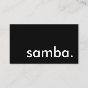 Cartão De Visita samba.