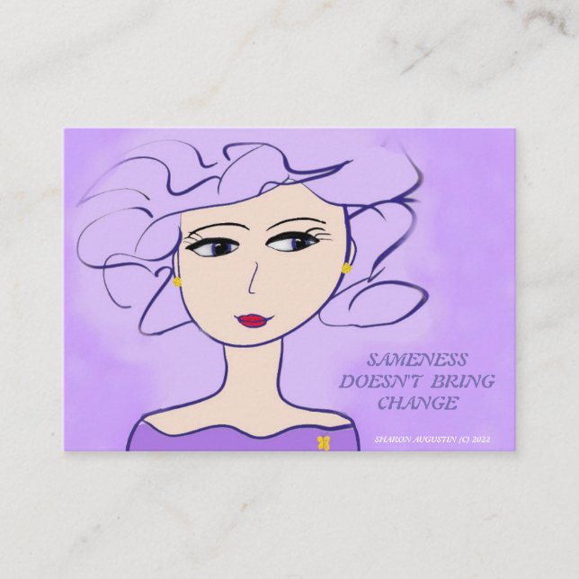 CARTÃO DE VISITA SAMENESS NÃO TRAZ MUDANÇA (Frente)