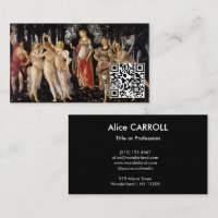 Sandro Botticelli - La Primavera - Código QR
