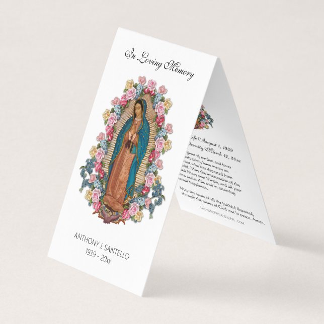 Cartão De Visita Santo Ofício Guadalupe (Frente)