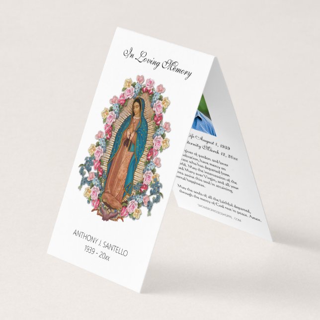 Cartão De Visita Santo Ofício Guadalupe (Frente)