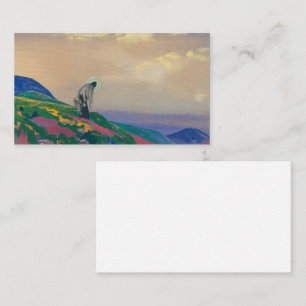 Cartão De Visita Santo Panteleimon do Healer por Nicholas Roerich