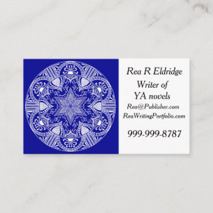 Cartão De Visita Sapphire Mandala