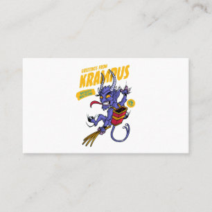 Cartão De Visita Saudações de Krampus