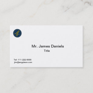 Cartão De Visita Saúde e Serviços Humanos (HHS)