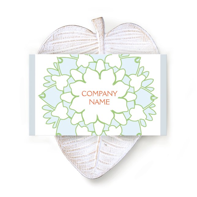 Cartão De Visita Saúde Holística do Lotus Azul (Criador carregado)