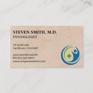 Cartão De Visita Saúde   Logotipo médico