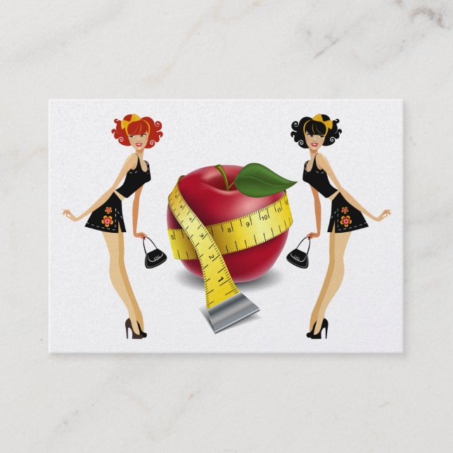 Cartão De Visita Saúde / Spa / Gym / Gerenciamento de Peso (Frente)