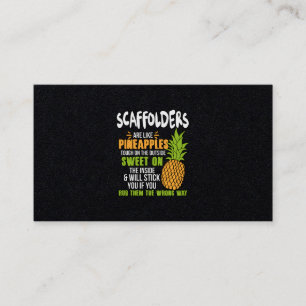 Cartão De Visita Scaffolders São Como Abacaxis.