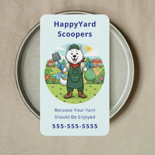 Cartão De Visita Scooper de Cocô de Cachorro Amigável Remoção de Re