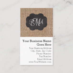 Cartão De Visita Script de aparência tripla de quadro de pulgas