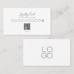 CARTÃO DE VISITA SCRIPT MÍNIMO ELEGANTE SEU CÓDIGO QR PLACA DE LE