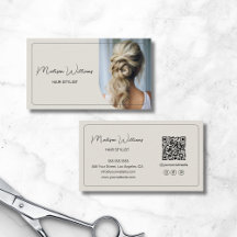 Script Moderno Personalizado QR Foto Cabelereiro