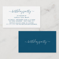Script Simples - Tíquete de Festa de aniversário A