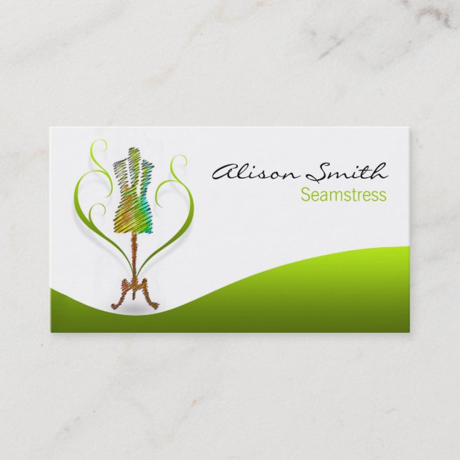 Cartão De Visita Seamstress business card (Frente)