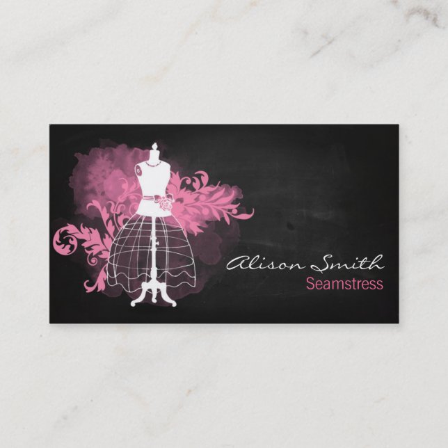 Cartão De Visita Seamstress business card (Frente)