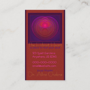 Cartão De Visita Seat da alma