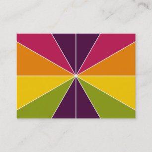 Cartão De Visita Segmentos de cor 02