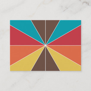 Cartão De Visita Segmentos de cor 05