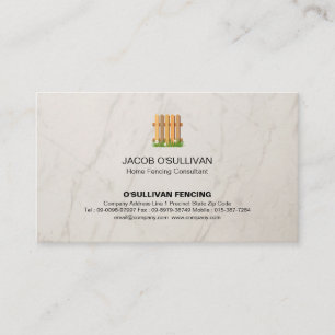 Cartão De Visita Segurança de vedação