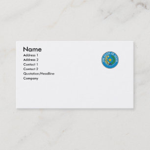 Cartão De Visita Selo do estado de Texas