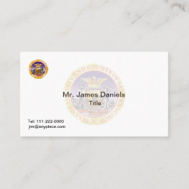 Cartão De Visita Selo Excelente da Califórnia em São Francisco